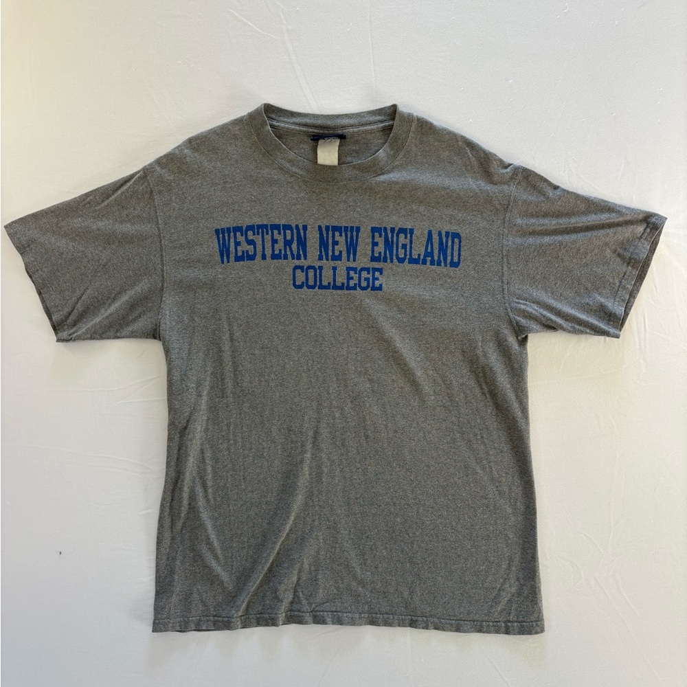 Vintage Jansport Western New England College T-Shirt, Men’s Large, Gray